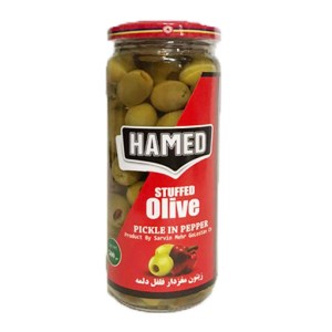 حامد زیتون مغزدار فلفل دلمه