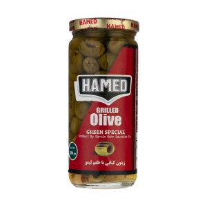 حامد زیتون کبابی باطعم لیمو