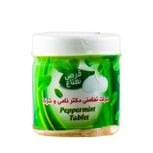 دکتر نامی قرص نعنا دو رنگ قوطی فلزی 40گرمی