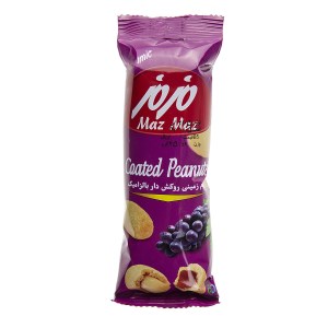 مزمز بادام زمینی روکش دار سرکه بالزامیک