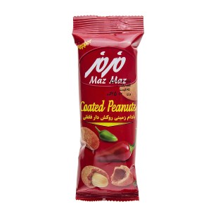 مزمز بادام زمینی روکش دار فلفلی