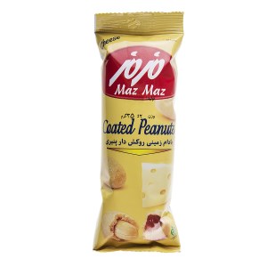 مزمز بادام زمینی روکش دار پنیری