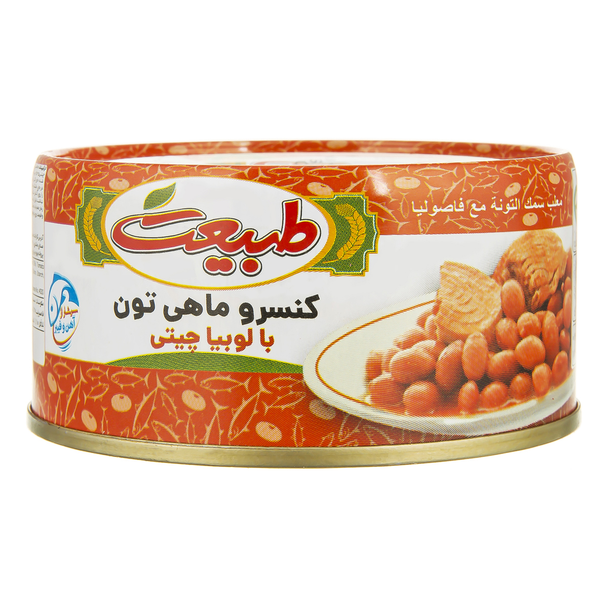 طبیعت کنسرو تن ماهی با لوبیاچیتی 180 گ