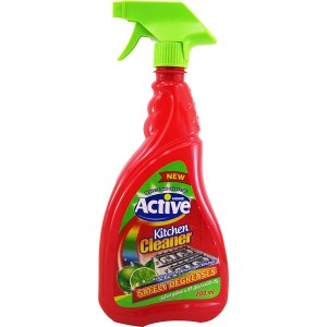 اکتیو پاک کننده اجاق وسطوح استیل زرشکی 750م