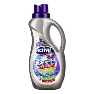 اکتیو مایع لباس شویی پلی واش بنفش 1500 م