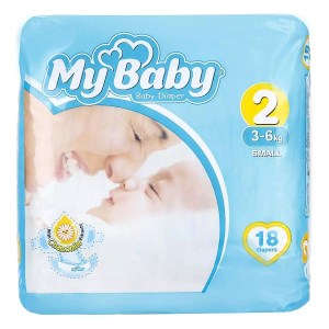 مای بیبی پوشک بچه سایز2(18ع)