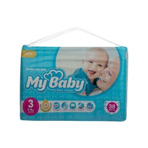 مای بیبی پوشک سایز 3(38ع)