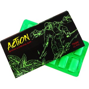 اکشن آدامس بدون قند 12ع