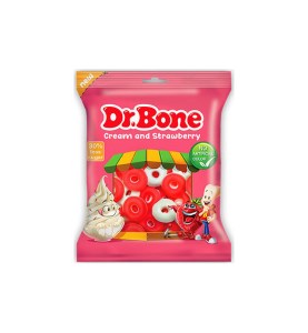 دکتر بن پاستیل با طعم توت فرنگی خامه 75 گرم