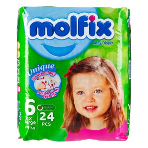 مولفیکس پوشک بچه سایز6(24ع)