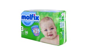 مولفیکس پوشک بچه سایز3(38ع)