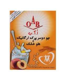 OAB جودوسر پرک ارگانیک و هلو خشک 200 گ