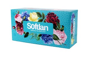 سافتلن دستمال کاغذی 150 برگ دو لایه سری پرنیان