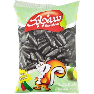 سنجابک تخمه افتابگردان سیاه ابلیمویی 105 گرمی