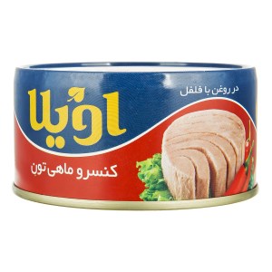 اویلا کنسو تن ماهی درروغن بافلفل