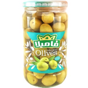فامیلا زیتون با هسته معمولی 680 گرمی