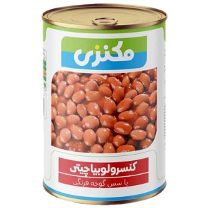 مکنزی کنسرو لوبیا چیتی