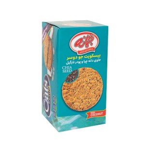 جمانه بیسکویت جو دو سر ( دانه چیا و پودر نارگیل)